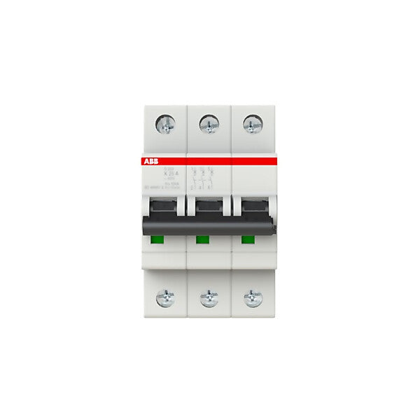 ABB Sicherungsautomat K,6kA,25A,3P S203-K25